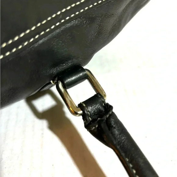 Coach vintage black leather shoulder handbag - Picture 11 of 12